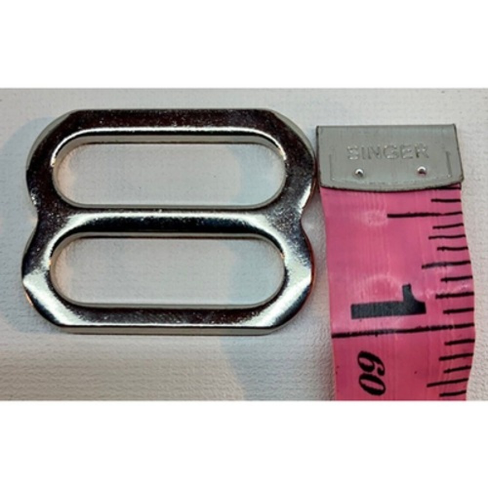 (12) ONE INCH Chrome Slide, 1" Metal adjustable Webbing Backpack Strap Buckles